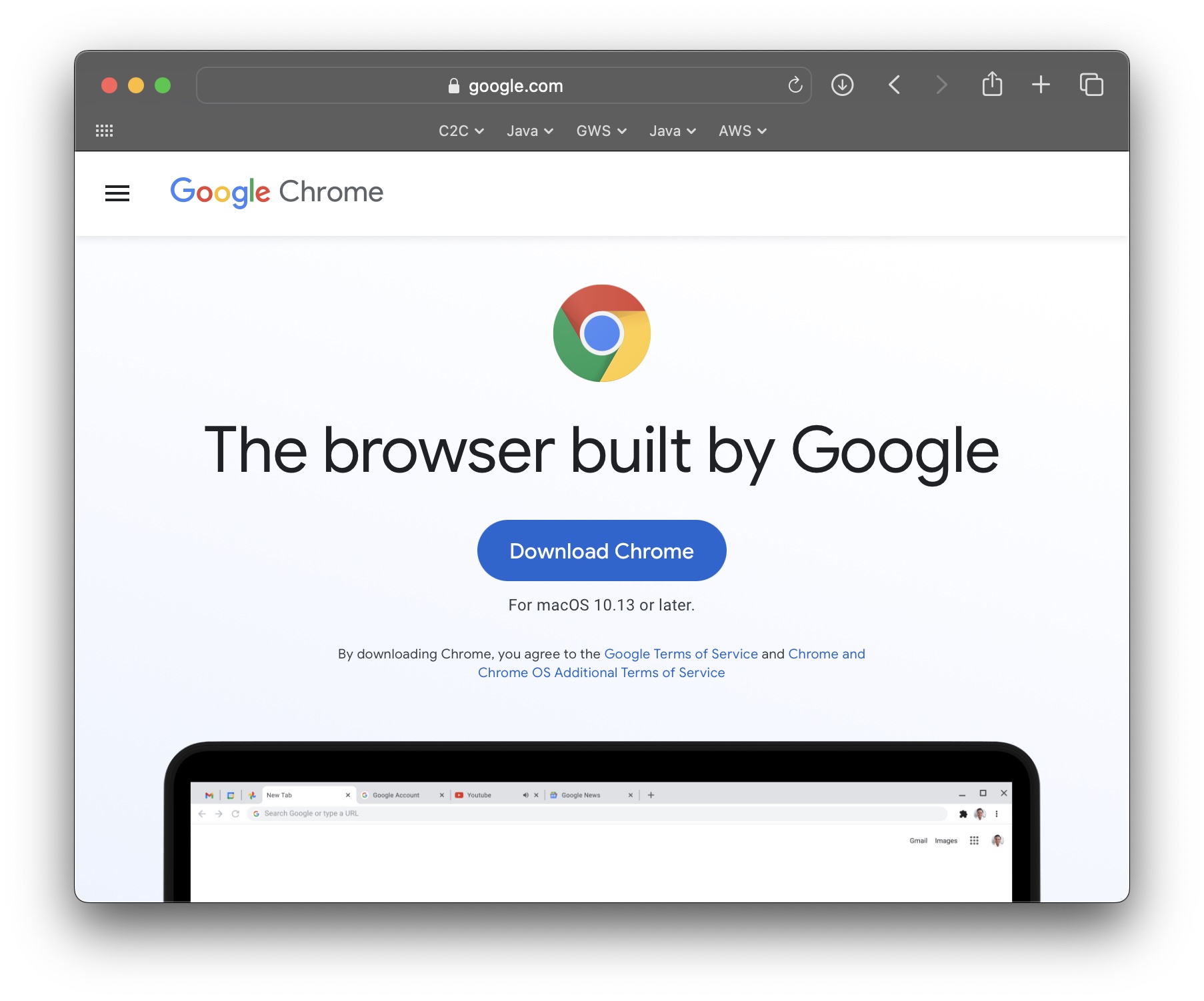 Download Chrome for M1 M2 Mac